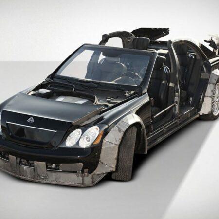 Maybach z klipu „Otis“, když se luxus mění v apokalyptický skvost