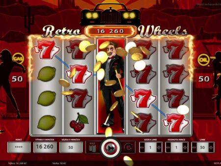 Retro Wheels na čtyřech kolech od Kajot Games
