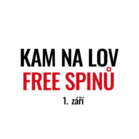 Kam na lov free spinů 1. září?