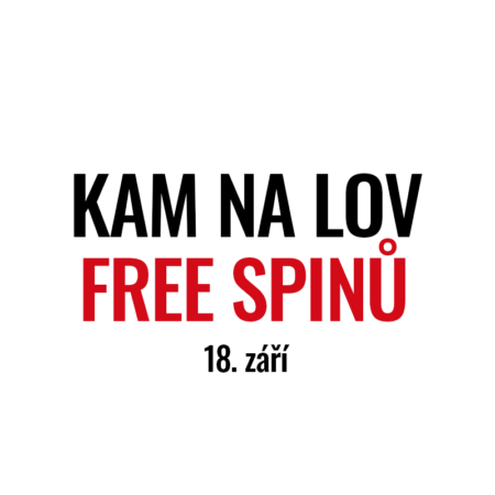 Kam na lov free spinů 18. září?