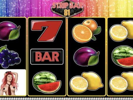 Hříšně šťavnatý automat Strip Bar 81 od Tech4Bet
